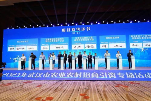 武漢51個(gè)農(nóng)業(yè)重點(diǎn)項(xiàng)目集中簽約